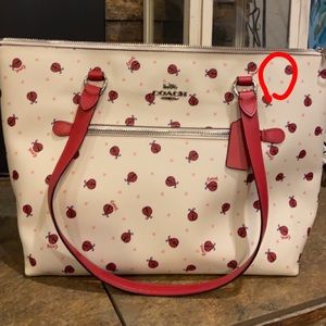 Coach ladybug tote.